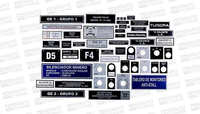 Rotulos para cuadro electrico